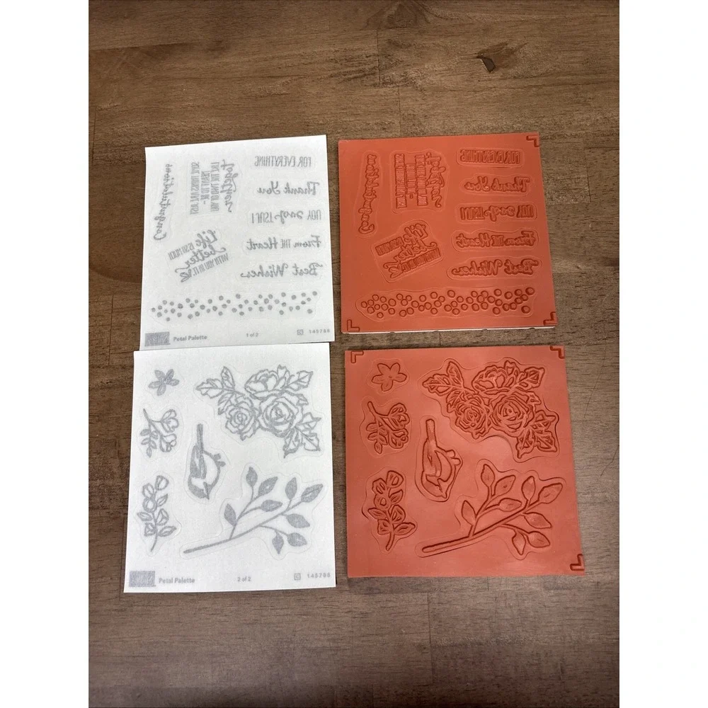 Stampin' Up! Petal Palette Stamp Set & Petals & More Dies